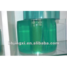 Cortina de PVC super transparente verde claro